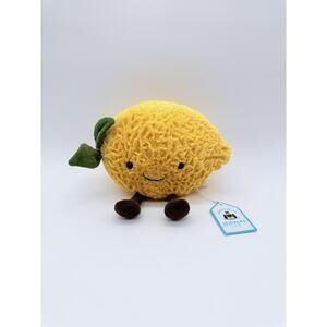 Jellycat Amuseable Lemon Small 100% Authentic NWT No Dust Bag